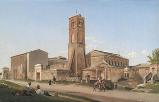 Christoffer Wilhelm Eckersberg - SantAgnese fuori le mura Rome.webp
