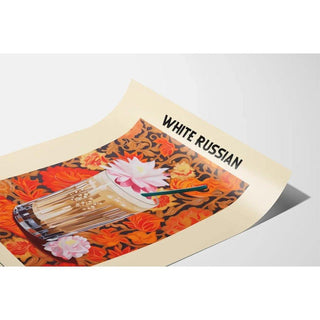 Cocktail White Russian - Affiche de décoration