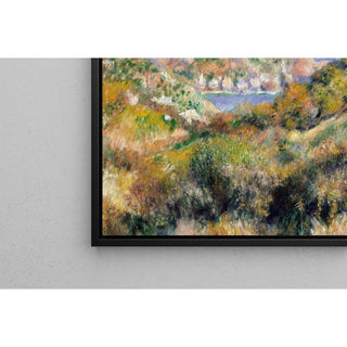 Collines autour de la baie de Moulin Huet, Guernesey - Pierre-Auguste Renoir | Reproduction Tableau Décoration murale affiche copie