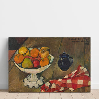 Compotier de fruits, pot et serviette - Suzanne Valadon | Reproduction Tableau Décoration murale affiche copie