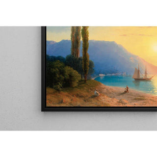 Coucher de soleil sur Yalta - Ivan Konstantinovich Aivazovsky | Reproduction Tableau Décoration murale affiche copie