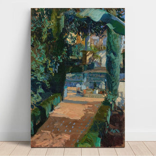 Cour des danses, Alcázar, Séville - Joaquín Sorolla | Reproduction Tableau Décoration murale affiche copie