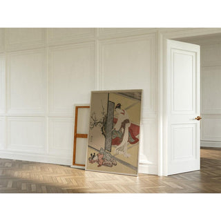 Courtisane et servante endormie - Suzuki Harunobu | Reproduction Tableau Décoration murale affiche copie