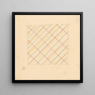 Croquis divers pour dessus de table incrustés avec motif de grille - Winold Reiss