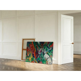 Dans la pluie - Franz Marc | Reproduction Tableau Décoration murale affiche copie