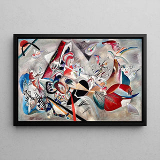 Dans le gris - Wassily Kandinsky | Reproduction Tableau Décoration murale affiche copie