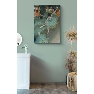 Danseuse verte - Edgar Degas | Reproduction Tableau Décoration murale affiche copie