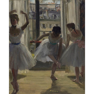 Danseuses dans une salle d'exercice Trois Danseuses - Edgar Degas | Reproduction Tableau Décoration murale affiche copie