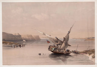 David Roberts - Approach to the Fortress of Ibrim.webp