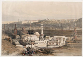 David Roberts - Cairo from the gate of Citzenib looking towards the desert of Suez.webp