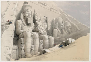 David Roberts - The Great Temple of Aboo Simble Nubia.webp