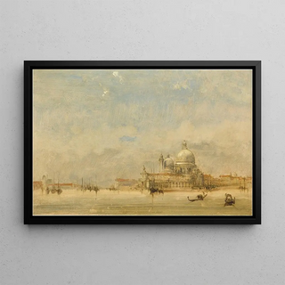 David Roberts - Venice a view of the Basilica of Santa Maria della Salute.webp