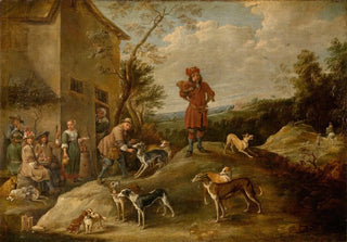 David Teniers The Younger - Resting Hunters.webp