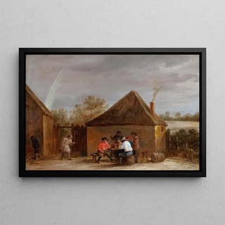 David Teniers The Younger - Village Scene.webp