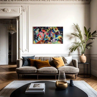 Déluge Improvisé - Wassily Kandinsky | Reproduction Tableau Décoration murale affiche copie