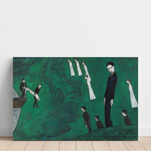 Maalauksen jäljennös Den Drunknade Flickan I - Nils Dardel