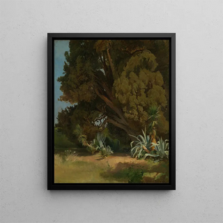 Edmund Kanoldt - Baumstudie aus der Villa dEste in Tivoli.webp