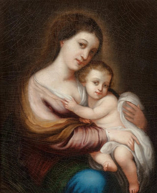 EdouardDenis Baldus - After Bartlom Esteban Murillo Virgin and Child.webp