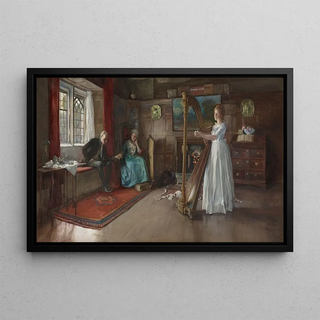 Edwin Austin Abbey - An Old Song.webp