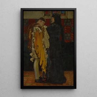 Edwin Austin Abbey - The King to the Prince of Wales Thou shalt have charge and sovereign trust herein King Henry IV Part I Act III Scene II.webp