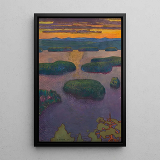 Eero Jrnefelt - Sunset over a lake.webp