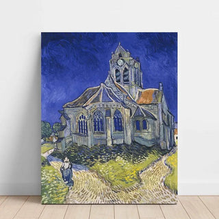 Eglise Auvers-sur-Oise - Vincent Van Gogh | Reproduction Tableau Décoration murale affiche copie