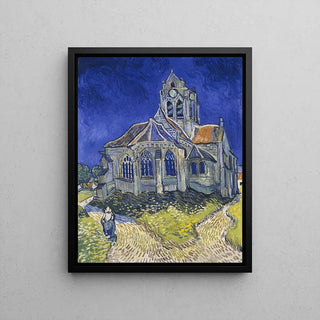 Eglise Auvers-sur-Oise - Vincent Van Gogh | Reproduction Tableau Décoration murale affiche copie