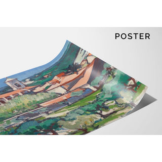 Eglise à Cassis - Samuel John Peploe | Reproduction Tableau Décoration murale affiche copie