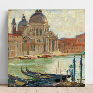 Église de Venise - Carl Moll | Reproduction Tableau Décoration murale affiche copie