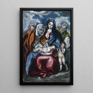 El Greco Domenikos Theotokopoulos - The Holy Family with Saint Anne and the Infant John the Baptist.webp