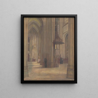 Elemr HalszHradil - Interior of St Elisabeth Cathedral.webp