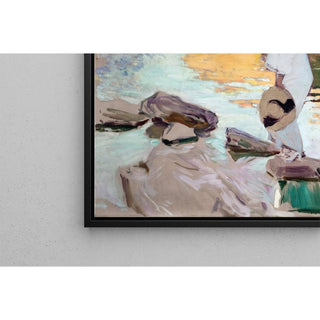 Elena à Cala de Saint Vincent - Joaquín Sorolla | Reproduction Tableau Décoration murale affiche copie