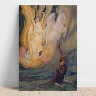 Elie monte dans un char de feu - James Tissot | Reproduction Tableau Décoration murale affiche copie