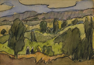Emile Bernard - Paysage aux alentours de Pont Aven.webp