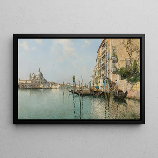 Emilio SnchezPerrier - At The Mouth Of The Grand Canal Santa Maria Della Salute In The Distance.webp