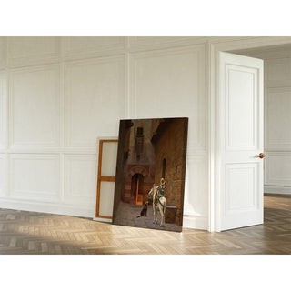 En attendant le maître - Jean-Léon Gérôme | Reproduction Tableau Décoration murale affiche copie