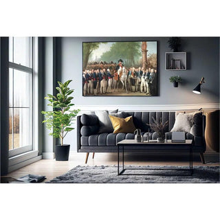 Entrée de Napoléon à Amsterdam - Mattheus Ignatius van Bree | Reproduction Tableau Décoration murale affiche copie