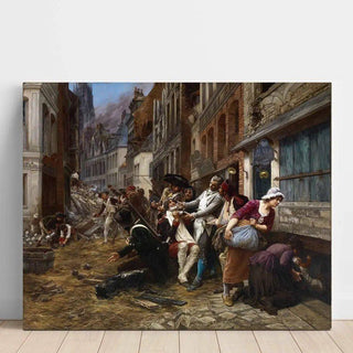 Episode du siège de Lille de Georges Gaston | Reproduction Tableau Décoration murale affiche copie