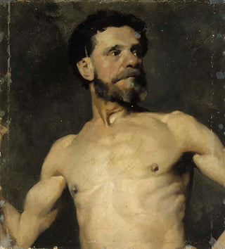 Étude de modèle masculin - Albert Edelfelt