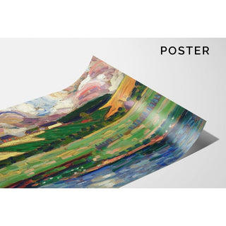 Étude de paysage - Konrad Mägi | Reproduction Tableau Décoration murale affiche copie