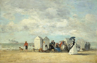 Eugne Boudin - Beach Scene.webp
