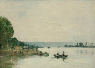 Eugne Boudin - La Seine CaudebecenCaux.webp