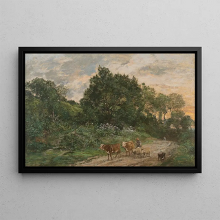 Eugne Boudin - La rentre du troupeau.webp