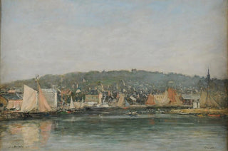 Eugne Boudin - Le port de Trouville le matin.webp