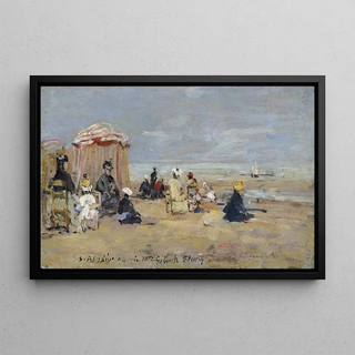 Eugne Boudin - On the Beach.webp