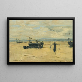 Eugne Boudin - Plages Echouees.webp