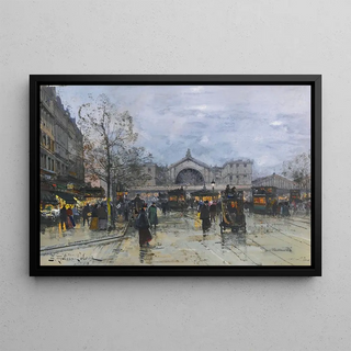 Eugne GalienLaloue - La Gare De Lest.webp