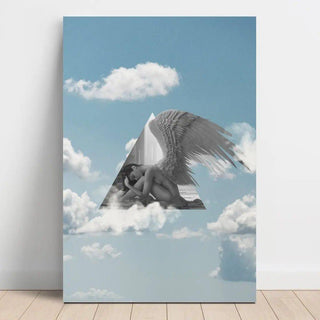 Évasion Céleste en Triptyque | Collage | Reproduction Tableau Décoration murale affiche copie