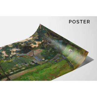 Farmyard in Het Gooi Flanked by Saplings - Piet Mondrian | Reproduction Tableau Décoration murale affiche copie