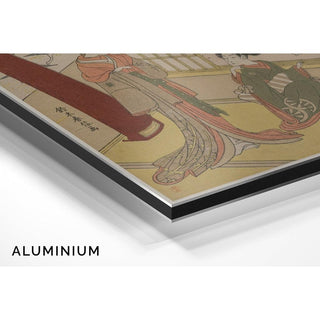 Femme et servante - Suzuki Harunobu | Reproduction Tableau Décoration murale affiche copie